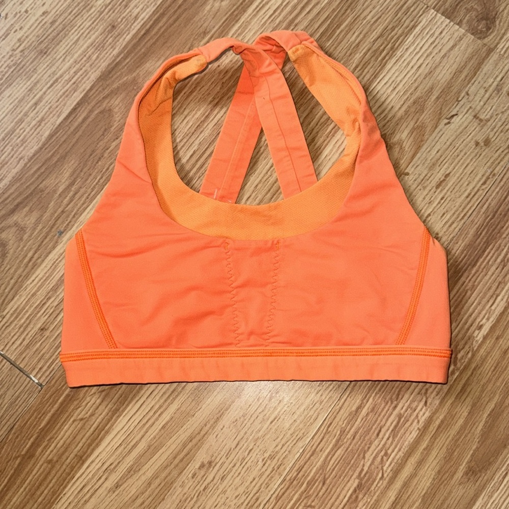 Lululemon Run Stuff Your Bra Size 2 Orange - Picture 3 of 4